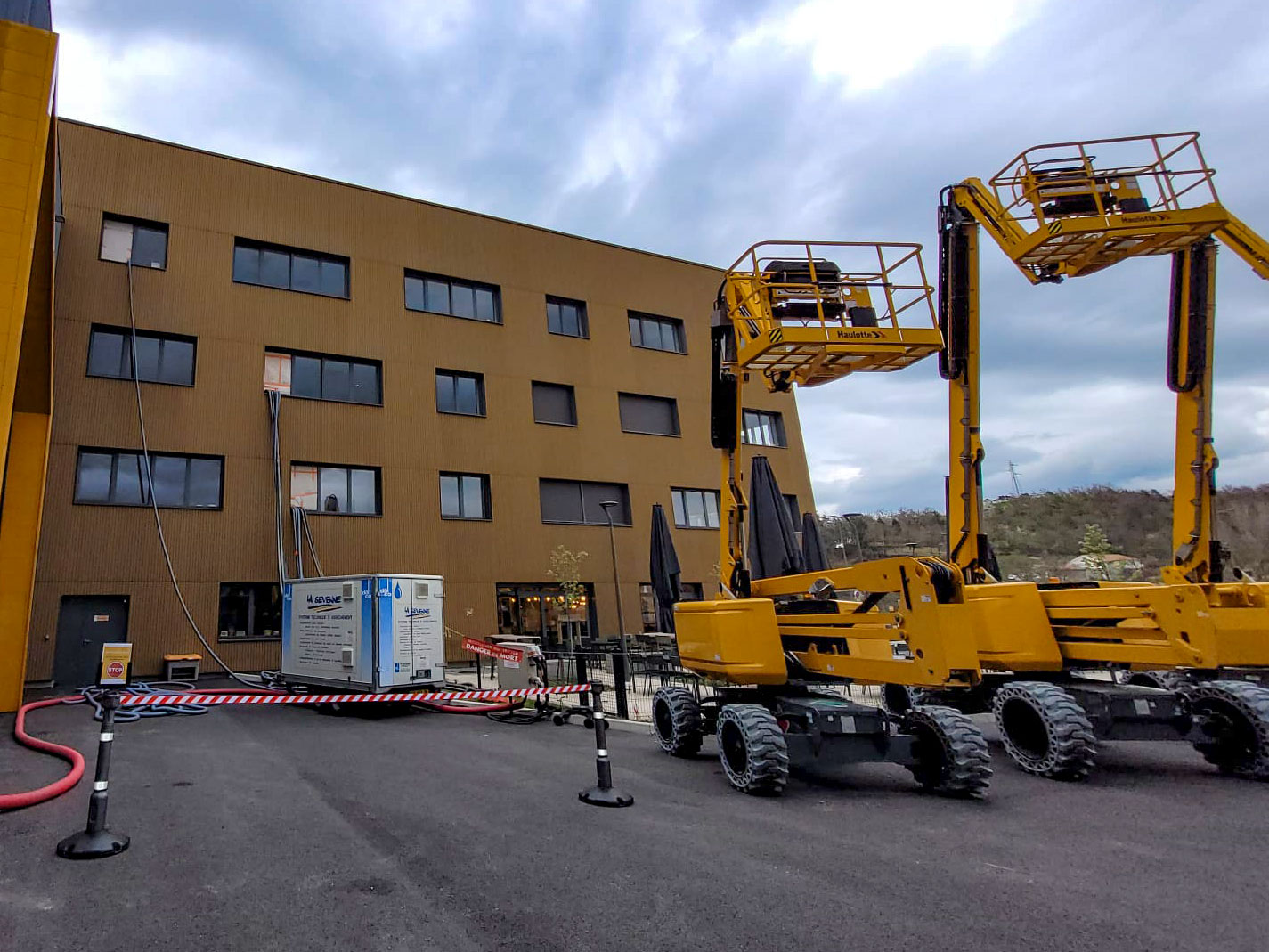 Assèchement technique de 1450m2 de bureau sur 4 étages